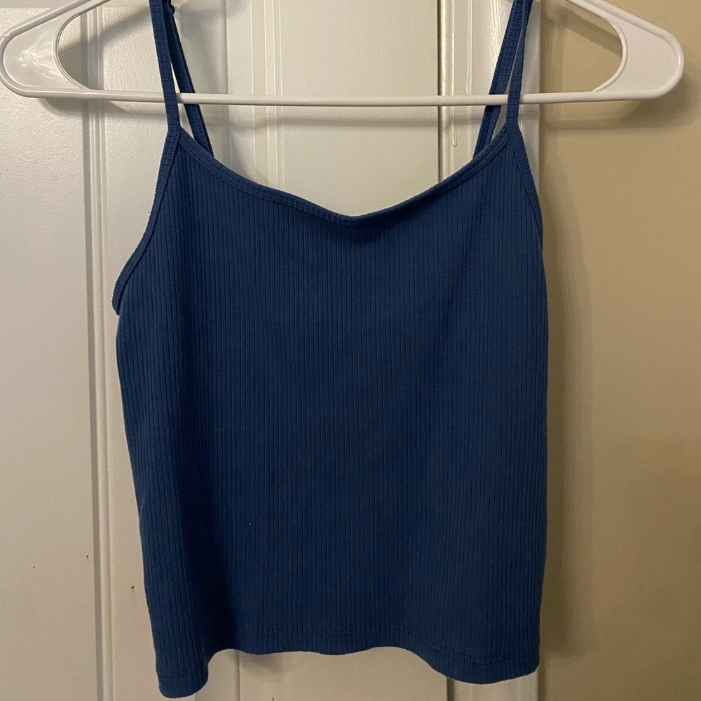 Blue American Eagle tank: size medium!